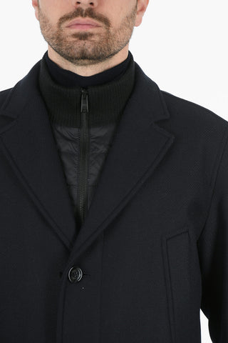 Wool and Cashmere Detachable Coat
