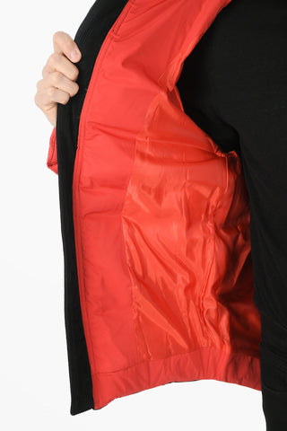 Piumino UNISEX PUFFER in Nylon con Dettagli in Velour a Coste