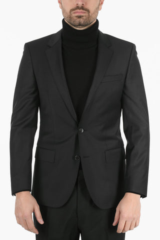 Virgin Wool Single Breasted Blazer