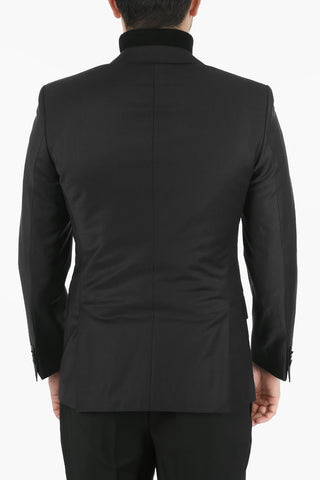 Virgin Wool Single Breasted Blazer