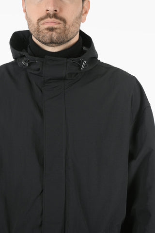 Hooded Jacket With Drawstring