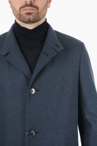 Center Vent Cashmere Coat