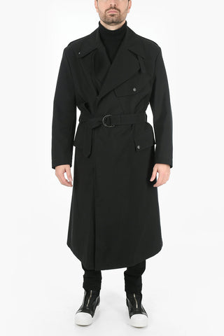 Double Breasted Belted Coat