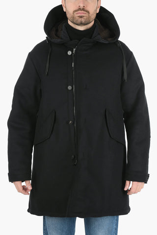 Cappotto Imbottito in Lana Vergine
