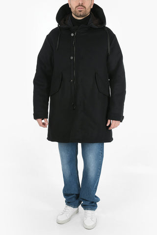 Cappotto Imbottito in Lana Vergine
