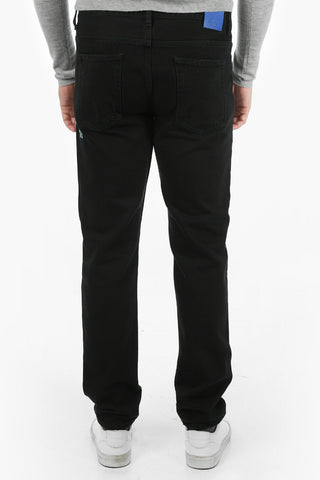 slim fit distressed jeans 17cm