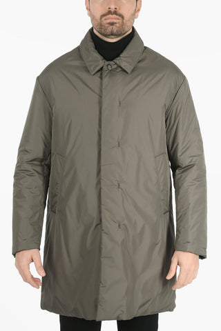 Coat with Hidden Buttons