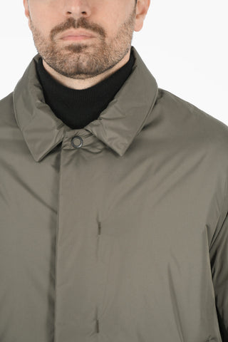 Coat with Hidden Buttons