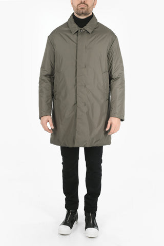 Coat with Hidden Buttons