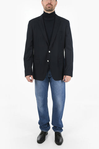 Blazer Monopetto in Lana Vergine