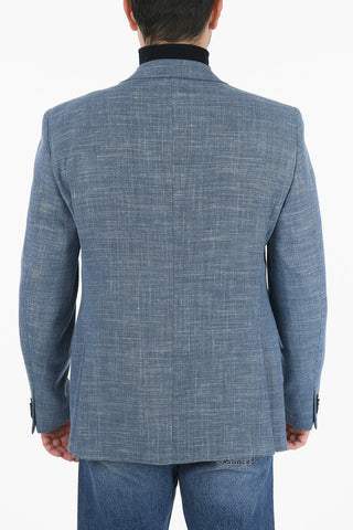 CC COLLECTION Flax Virgin Wool REFINED Blazer with Notch Lapel