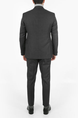 Single Breasted Lined RIGHT 2 Buttons Suit WIth Flap Pockets