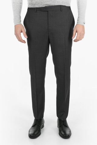 Single Breasted Lined RIGHT 2 Buttons Suit WIth Flap Pockets