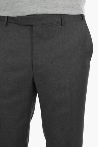 Single Breasted Lined RIGHT 2 Buttons Suit WIth Flap Pockets
