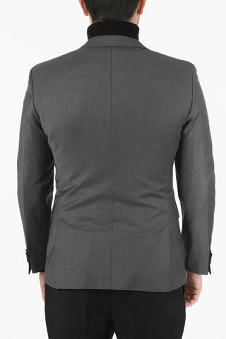 Virgin Wool Lined Single Breasted Blazer