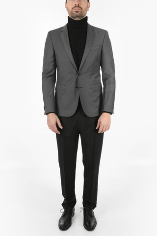 Virgin Wool Lined Single Breasted Blazer