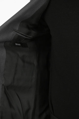 Virgin Wool Lined Single Breasted Blazer