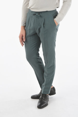 Silk and Flax 4 Pockets Pants with Laces