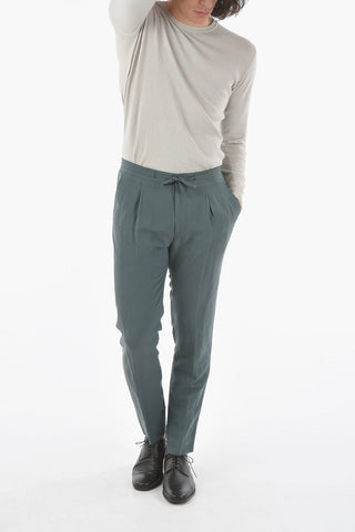 Silk and Flax 4 Pockets Pants with Laces