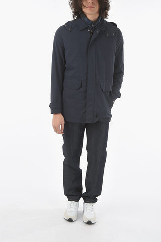 ID Solid Color Jacket with Removable Inner and Hood