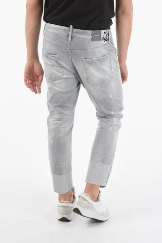 17cm Vintage Effect Stretch Denim SAILOR Jeans