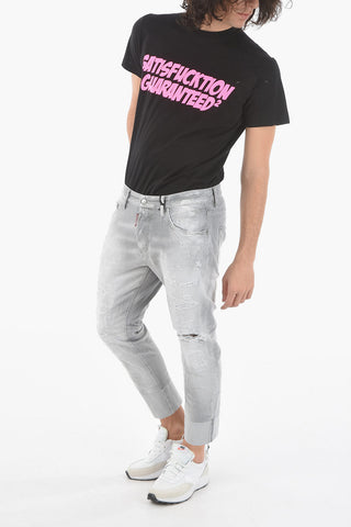 17cm Vintage Effect Stretch Denim SAILOR Jeans