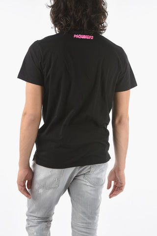 T-Shirt CIGARETTE FIT Stampata