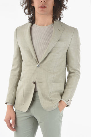 side vents notch lapel GATE 2-button blazer