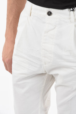 Logo Printed 1 PLEAT AVIATOR FIT Pants