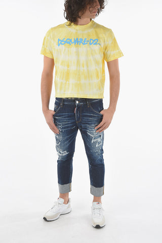 17cm Vintage Effect Stretch Denim SAILOR Jeans