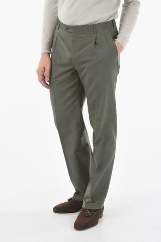 silk VOUGE notch lapel double breasted suit