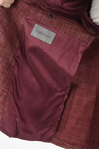 silk and virgin wool peak lapel double-breasted blazer