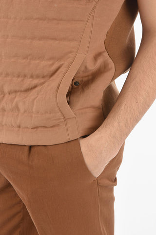 ID Linen and Silk PIMA Sleeveless Jacket