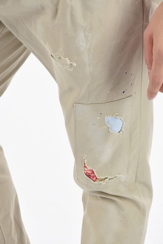 Vintage Effect Single-Pleat HAND ME DOWN FIT Pants