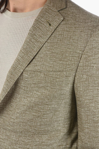silk and cashmere side vents notch lapel GATE 2-button blazer