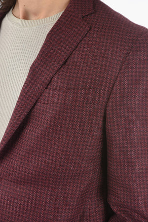 Half-lined ACADEMY SOFT Blazer with Houndstooth Pattern