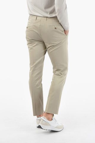 Pantaloni LEADER a Doppia Pince in Cotone e Cashmere