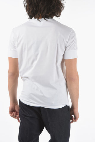 Maxi Printed on The Front IBRA FIT Crew-Neck T-Shirt