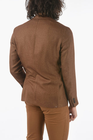 silk and virgin wool GATE side vents 2-button blazer