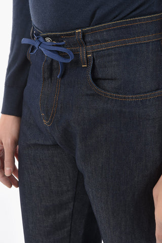Visible Stitching Regular Fit NEW DARLIN Jeans with Drawstring Waist 18cm 