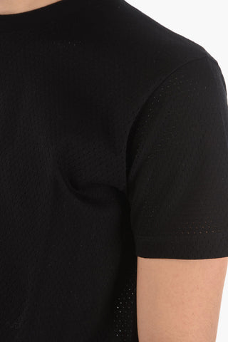 Mesh T-shirt with Logo