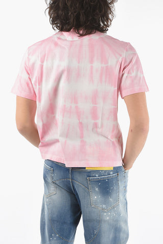 Tie Dye Effect BOX FIT Crew-Neck T-Shirt