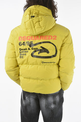 Printed Quilted Down Jacket