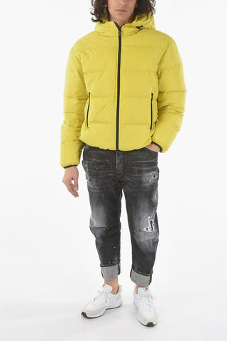 Printed Quilted Down Jacket