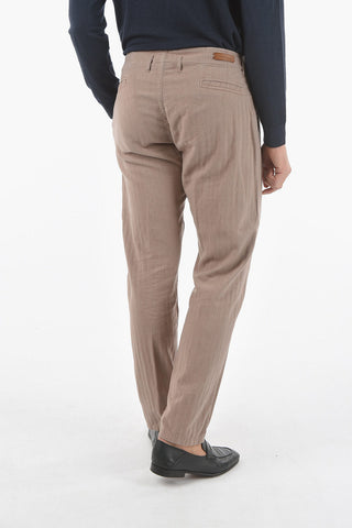 ID plain herringbone TEX jetted pocket Pants