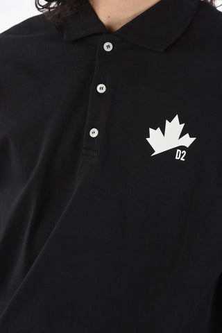 3-Buttons Polo Shirt with Logo on the Sleeve