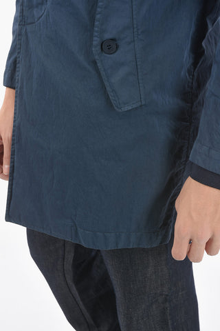 CC COLLECTION Balmacaan Coat O.WEAR with Concealed Buttoning