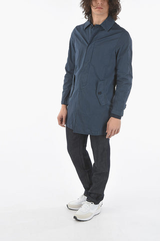 CC COLLECTION Balmacaan Coat O.WEAR with Concealed Buttoning