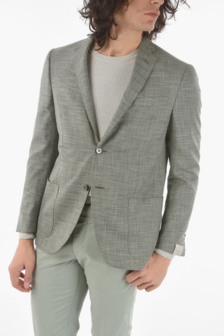 side vents notch lapel ACADEMY SOFT 2-button blazer