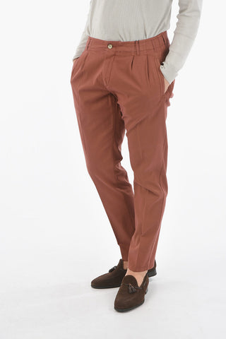 ID double pleat belt loops trousers